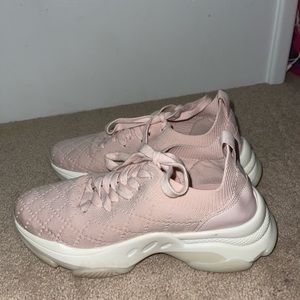 Pink platform steve madden sneakers